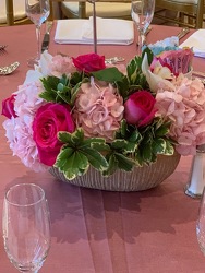 Blush and Bright Pink from Mangel Florist, flower shop at the Drake Hotel Chicago