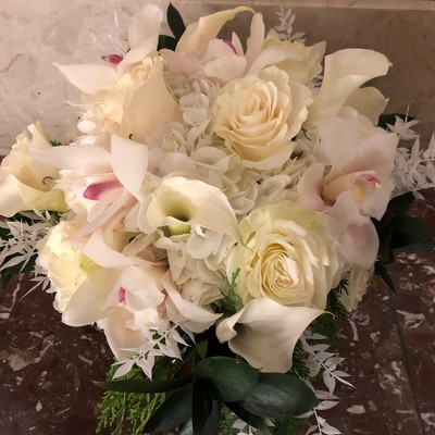 Winter White Arrangement  from Mangel Florist, flower shop at the Drake Hotel Chicago