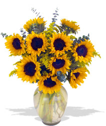 Endless Sunflower Bouquet from Mangel Florist, flower shop at the Drake Hotel Chicago