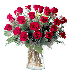 2 Dozen Roses Arranged from Mangel Florist, flower shop at the Drake Hotel Chicago