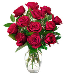 One Dozen Roses Arranged from Mangel Florist, flower shop at the Drake Hotel Chicago