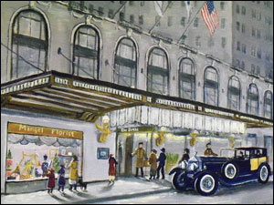 Mangel Florist, the flower shop located in the historic Drake Hotel in Chicago.