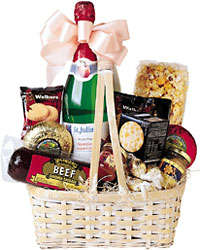 Gourmet Basket from Mangel Florist, flower shop at the Drake Hotel Chicago