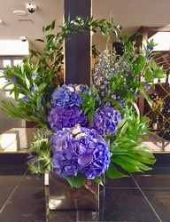 Sculptural Arrangement  from Mangel Florist, flower shop at the Drake Hotel Chicago