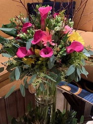 Large Arrangement with Calla Lilies   from Mangel Florist, flower shop at the Drake Hotel Chicago