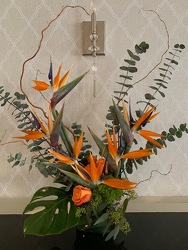 Birds of Paradise and Roses from Mangel Florist, flower shop at the Drake Hotel Chicago