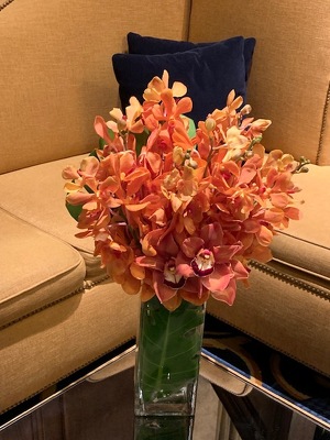 Medium Arrangement of Orchids from Mangel Florist, flower shop at the Drake Hotel Chicago