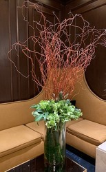 Tall Branch with Helebores from Mangel Florist, flower shop at the Drake Hotel Chicago