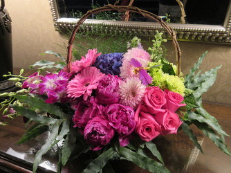 Floral Garden Basket from Mangel Florist, flower shop at the Drake Hotel Chicago