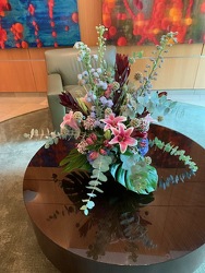 Round Statement Piece from Mangel Florist, flower shop at the Drake Hotel Chicago