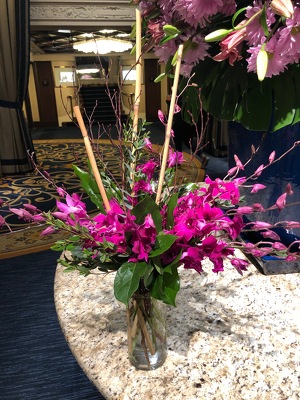Dendrobium Orchid Arrangement  from Mangel Florist, flower shop at the Drake Hotel Chicago