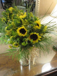 Large Sunflower Arrangement from Mangel Florist, flower shop at the Drake Hotel Chicago