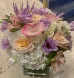 Soft Pastel Arrangment  from Mangel Florist, flower shop at the Drake Hotel Chicago