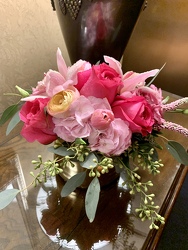 Shades of Pink  from Mangel Florist, flower shop at the Drake Hotel Chicago