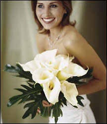 Calla Lilies Bouquet from Mangel Florist, flower shop at the Drake Hotel Chicago