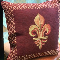 Art de Lys Pillow from Mangel Florist, flower shop at the Drake Hotel Chicago