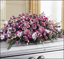 Loveliness Casket Spray from Mangel Florist, flower shop at the Drake Hotel Chicago